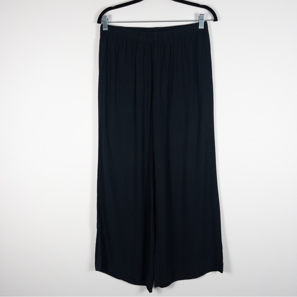 Jams World Black Wide Leg Pull On Pants - Picture 1 of 12